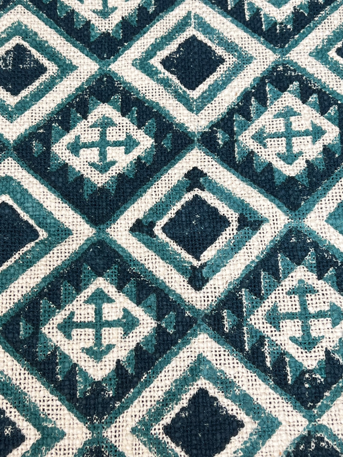 Block Print Throw Pillows | Round