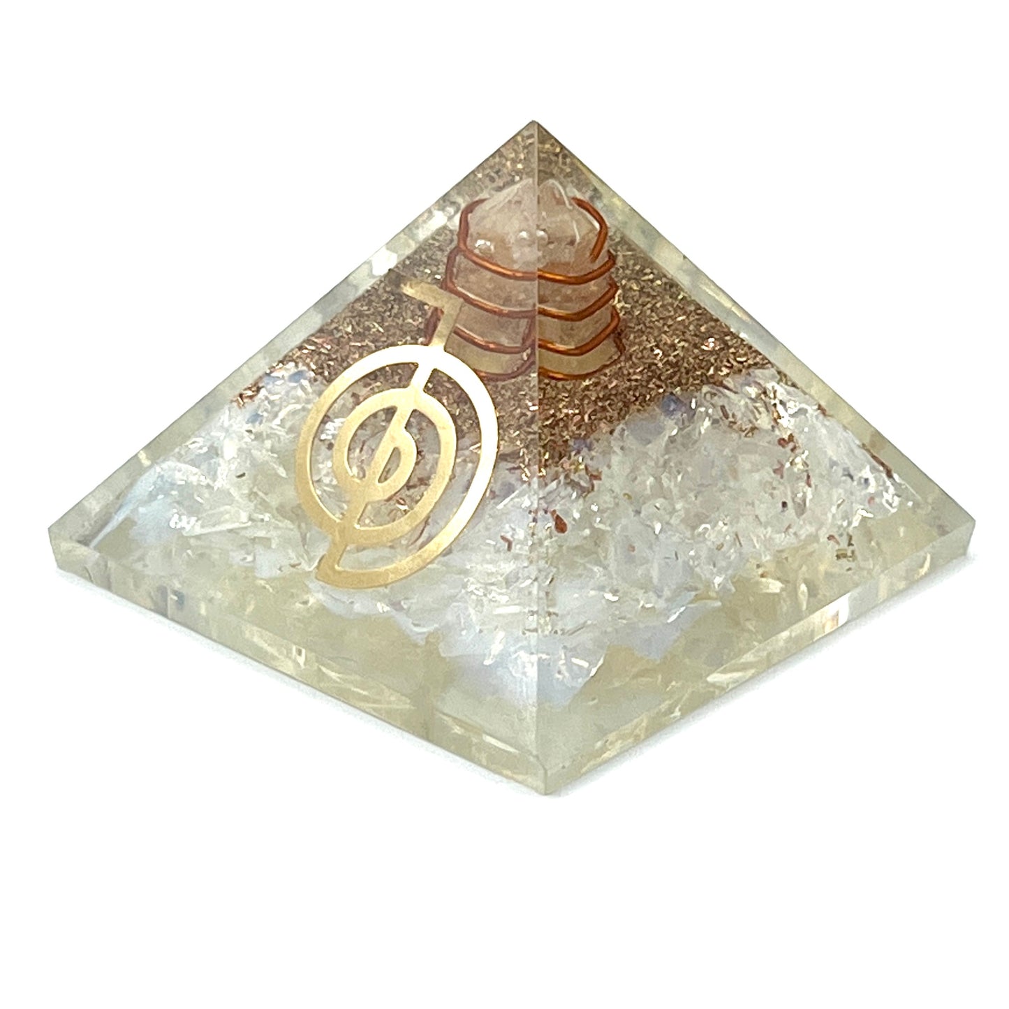 Opalite Orgonite Pyramids