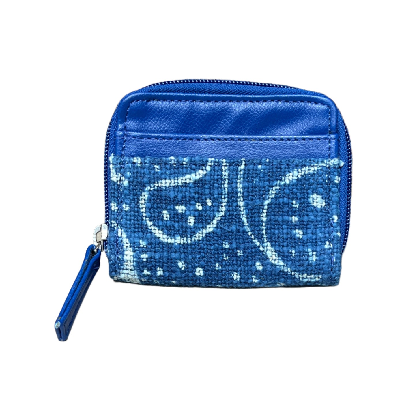 Natural Indigo Block Print Vegan Wallet