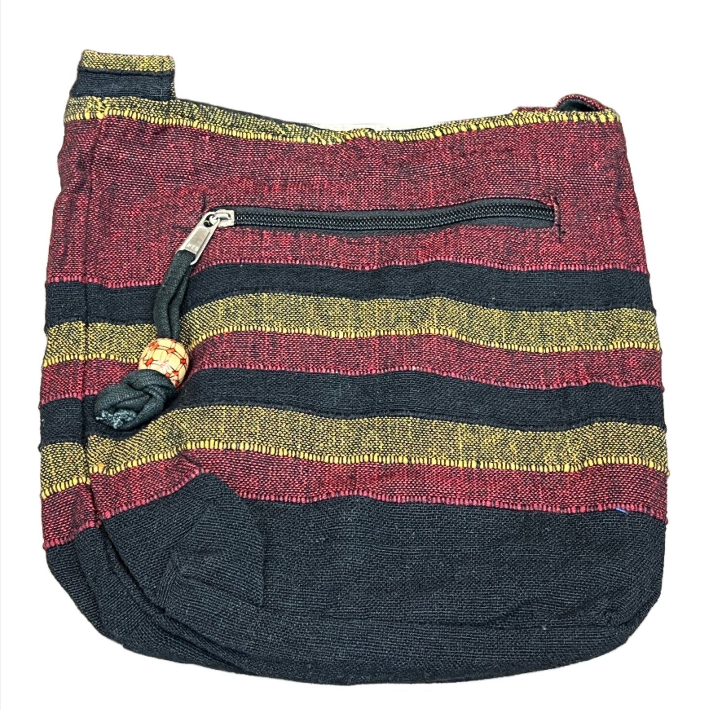 Woven Cotton Crossbody Bag