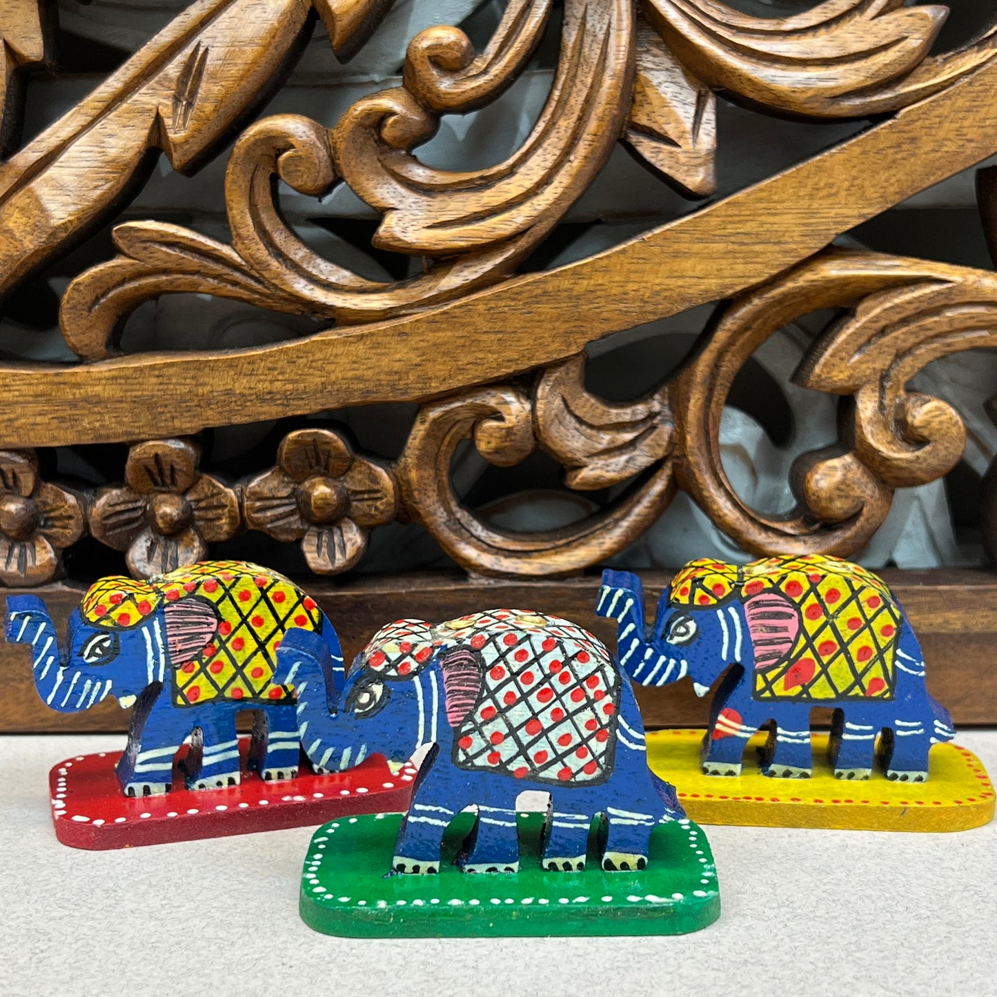Elephant Painted Incense Burner