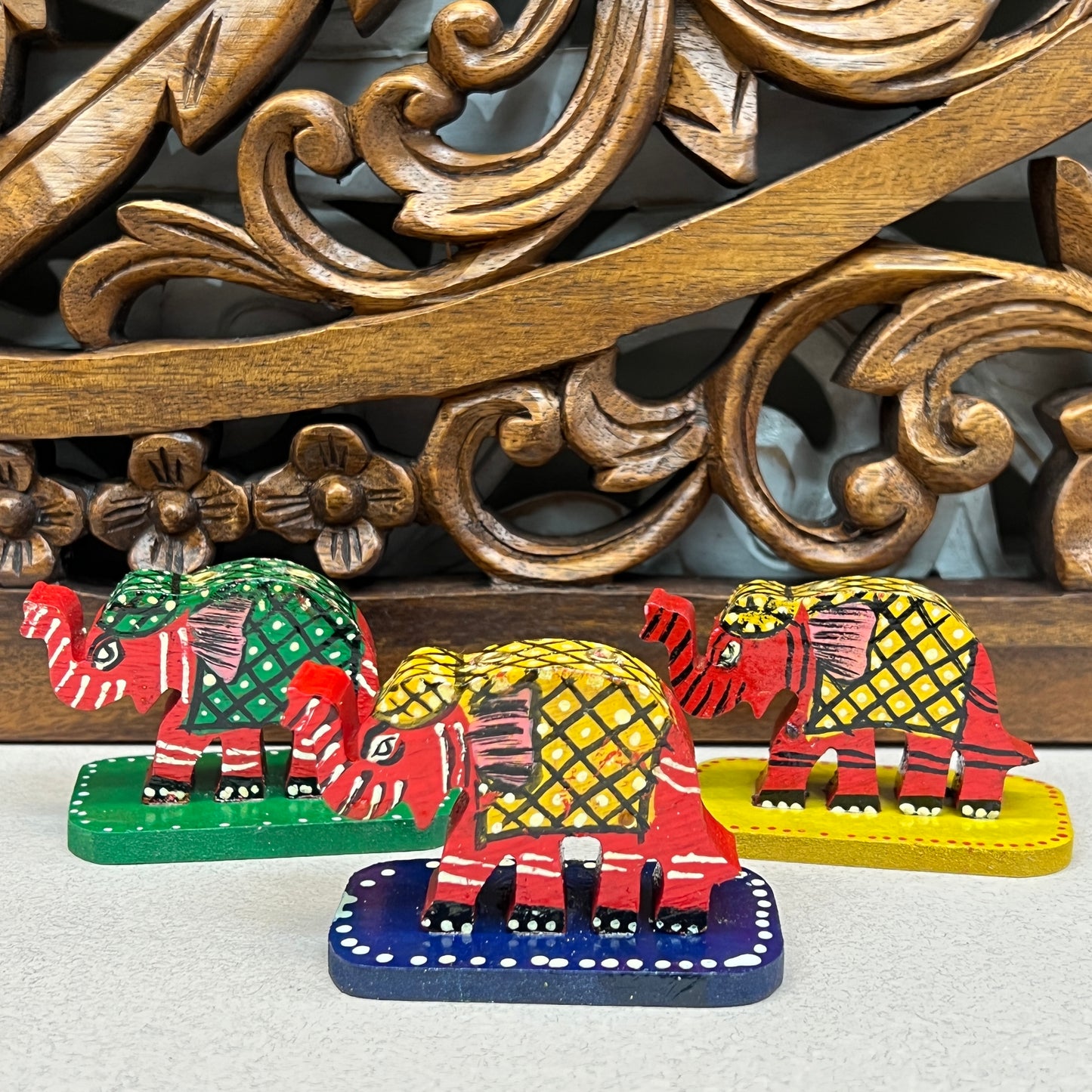 Elephant Painted Incense Burner