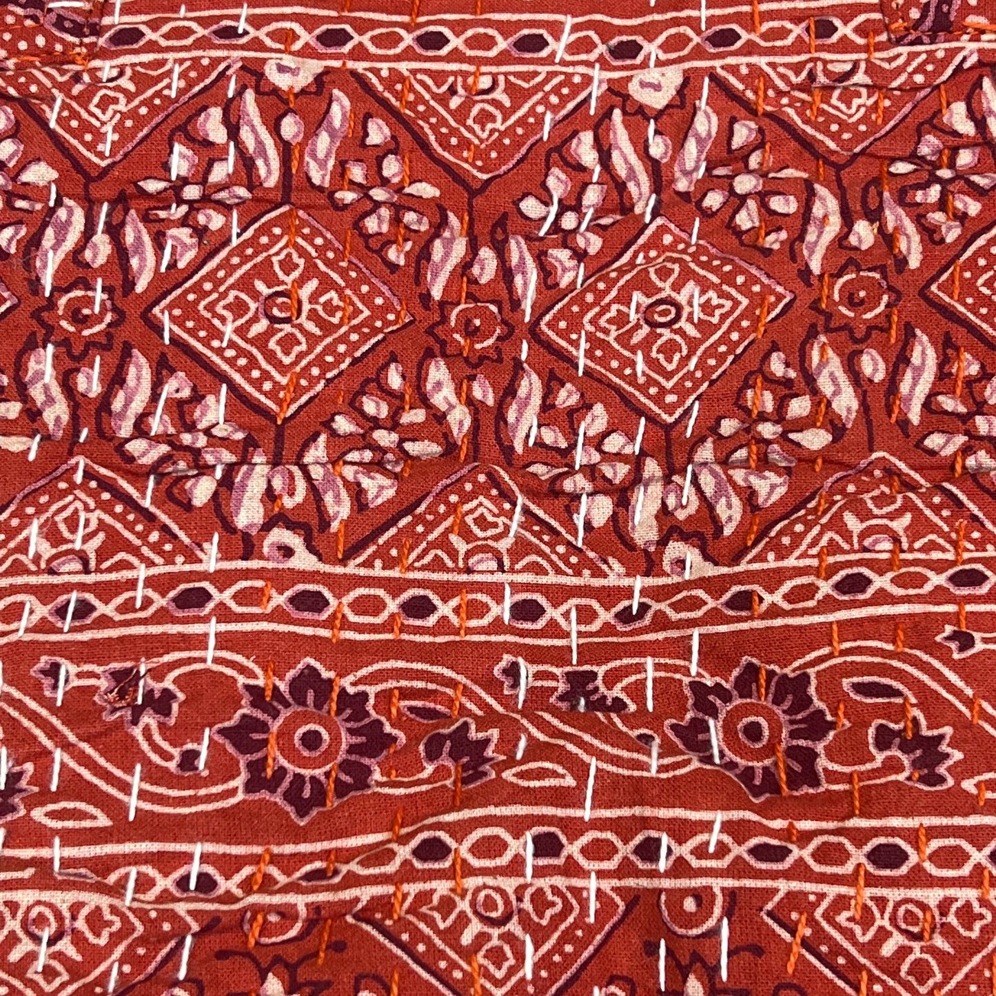 Rajasthani Print Kantha Duffle Bag