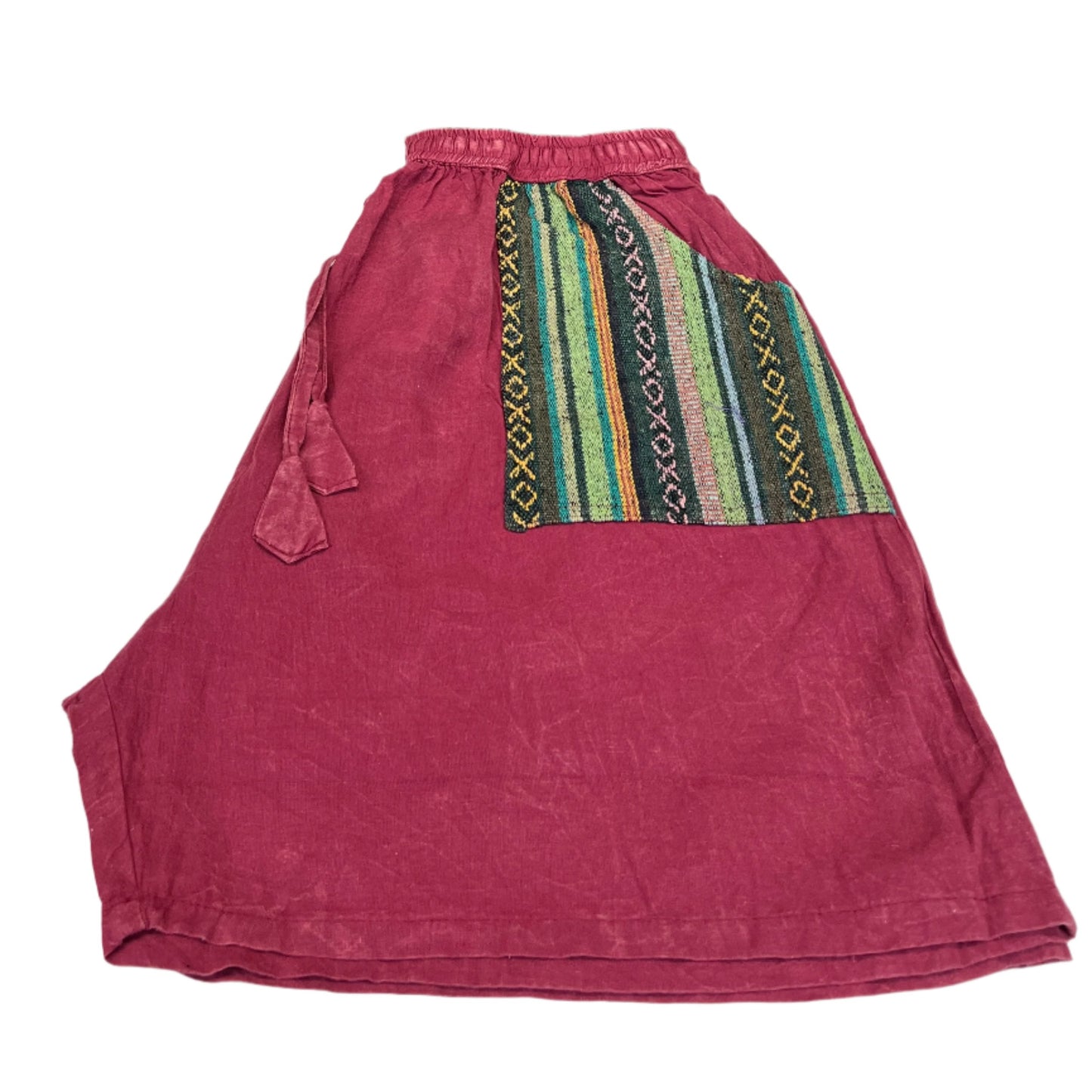 Cotton Drawstring Shorts with Gheri Pockets