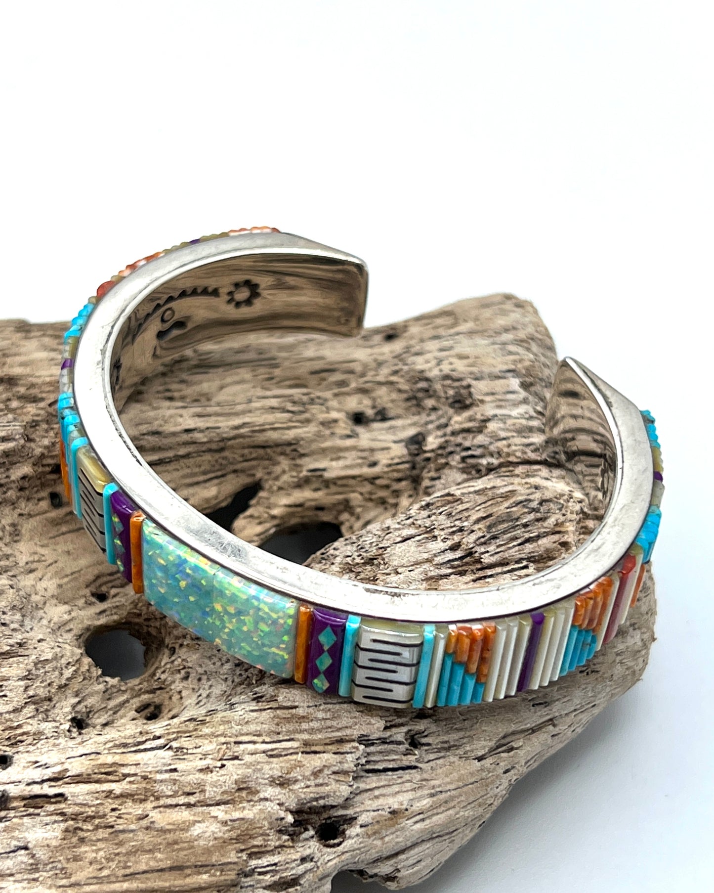 Vintage Matchstick Opal Bracelet by David Freeland