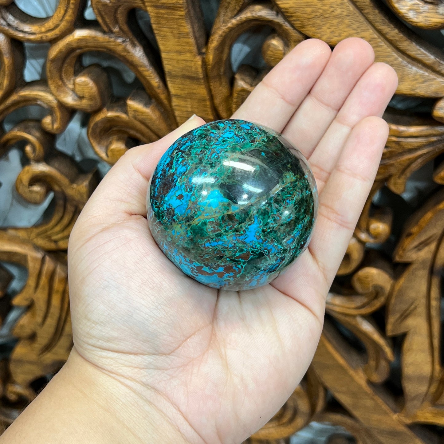 Chrysocolla Spheres