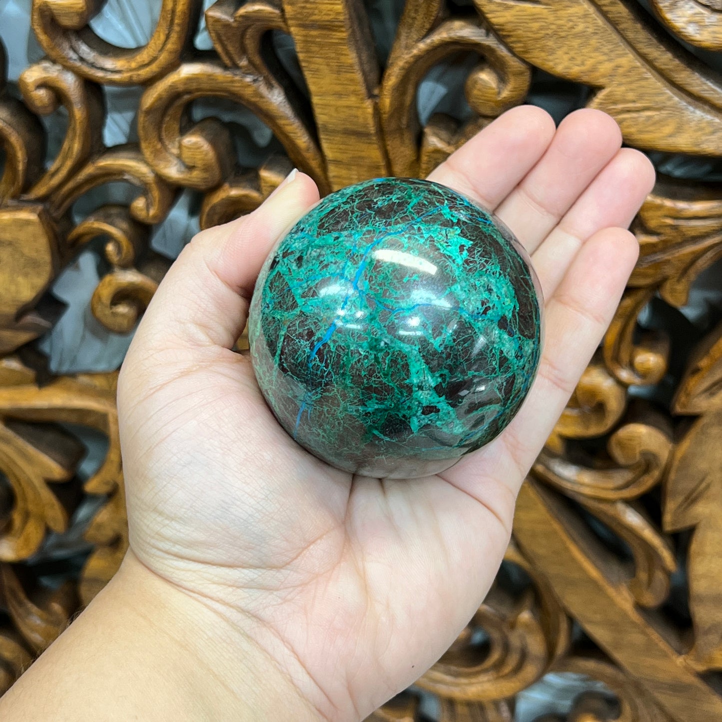 Chrysocolla Spheres