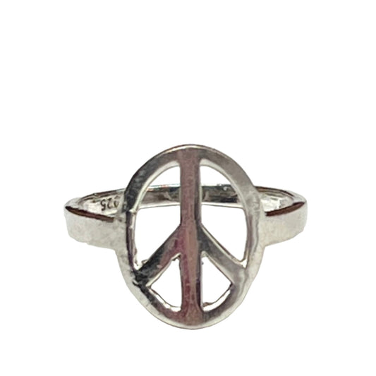 Flat Peace Rings