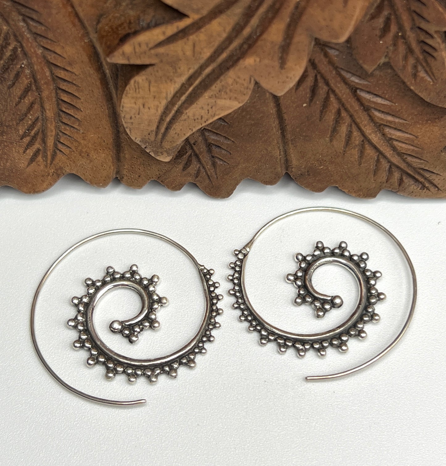 Decorative Slide Hoop Earrings