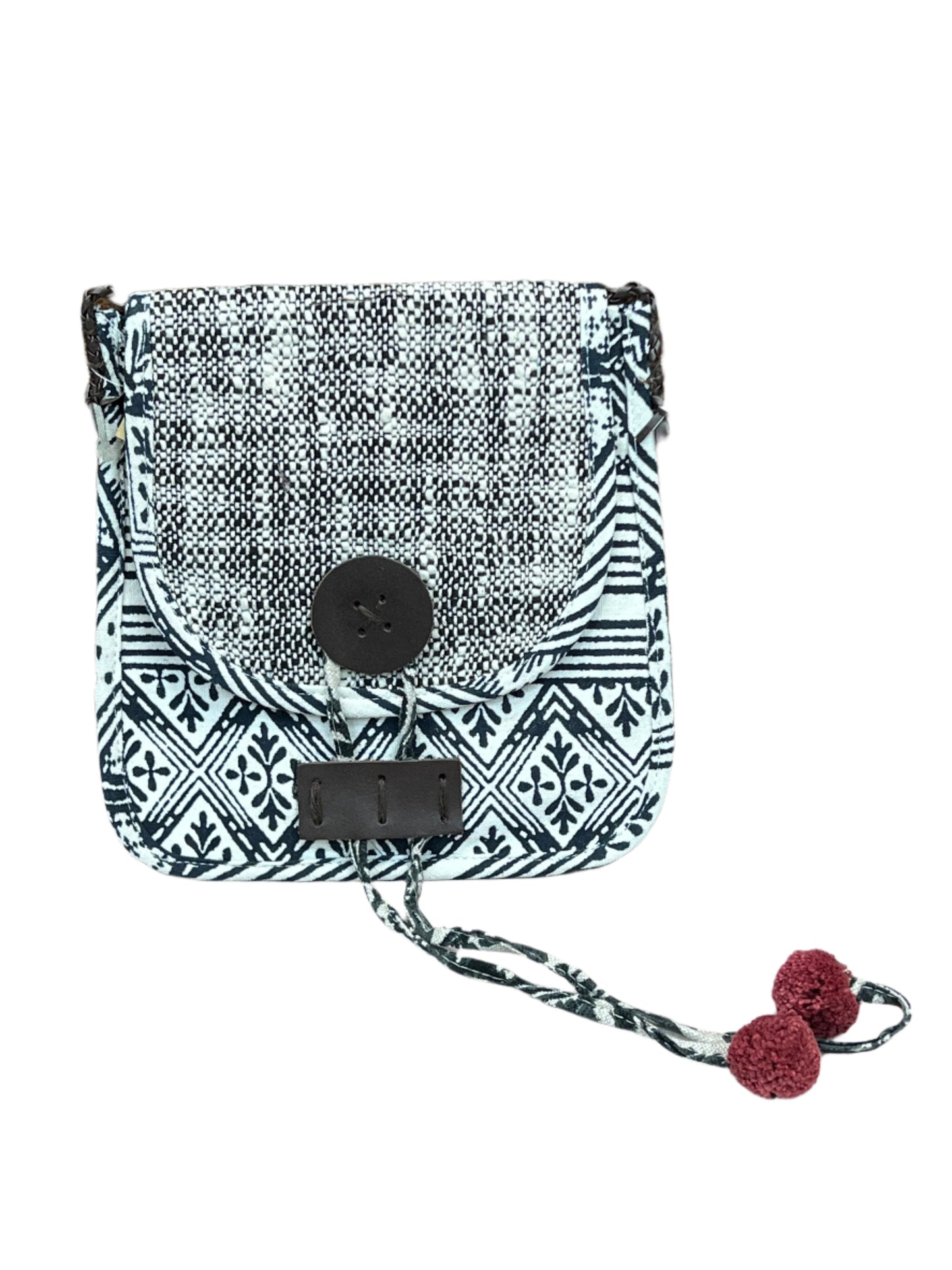 Laso Button Crossbody Bag