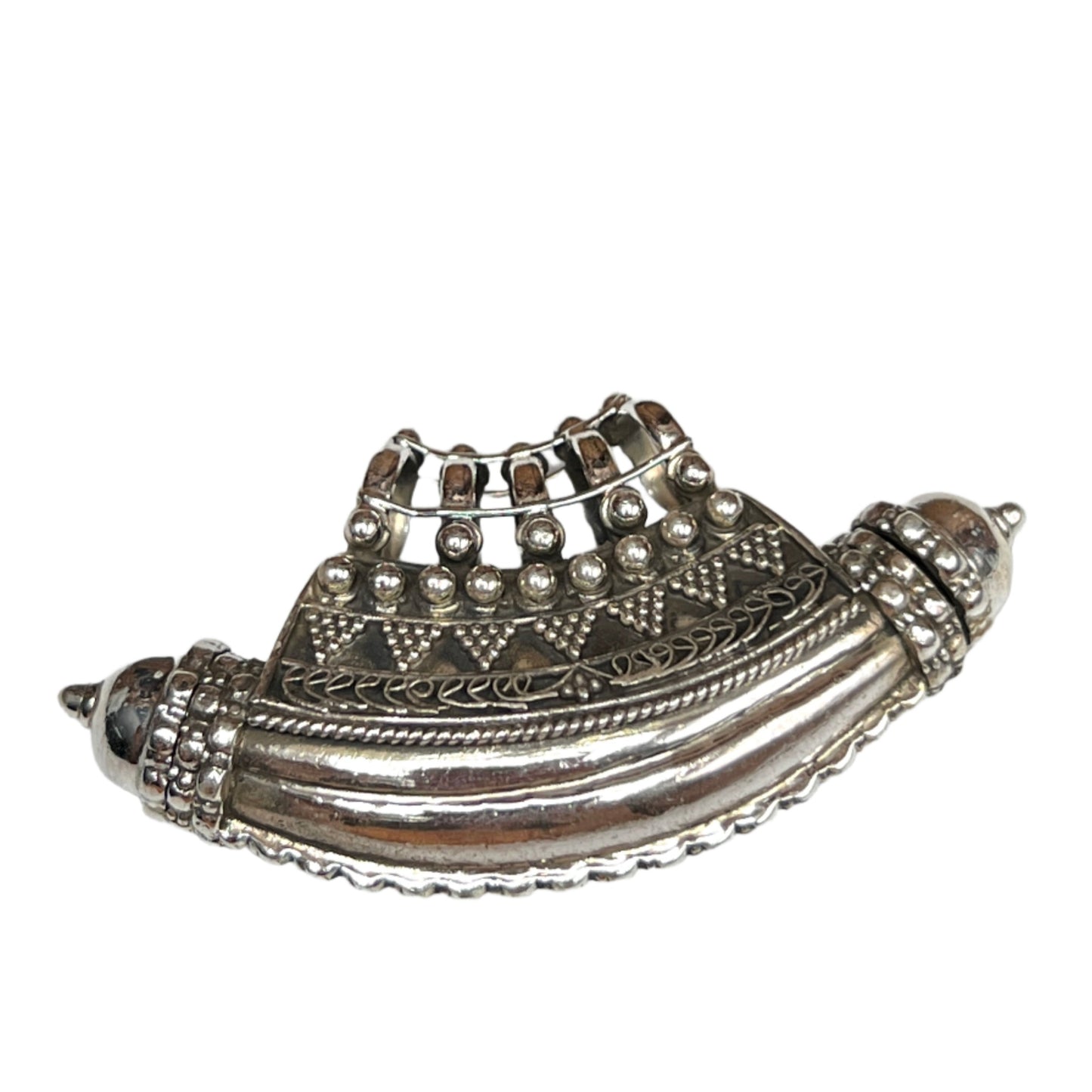 Sterling Silver Tribal Amulet Pendant