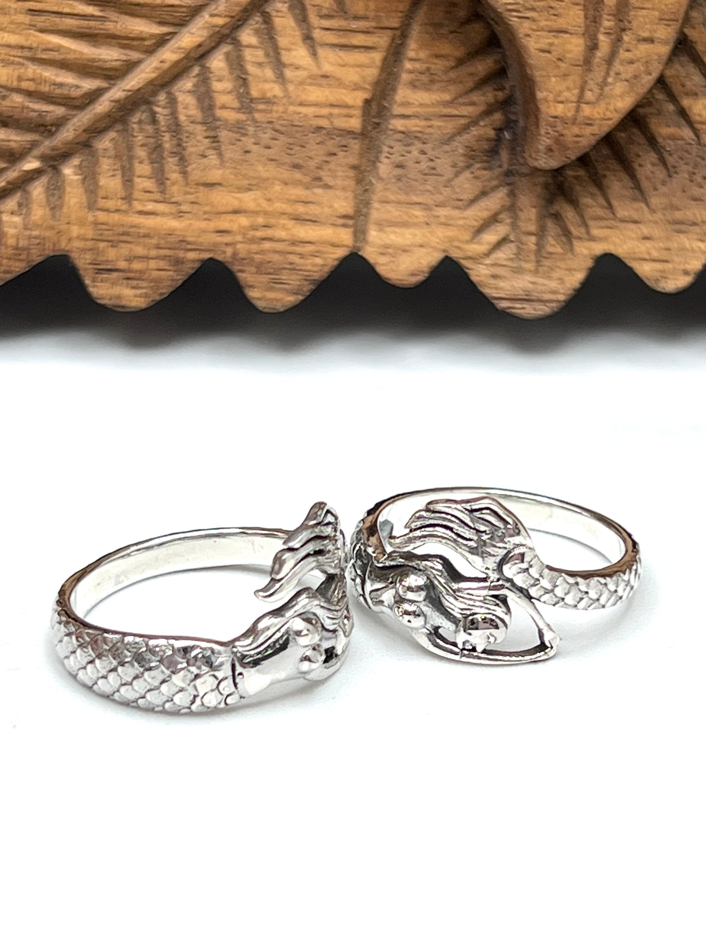 Sterling Silver Mermaid Wrap Ring