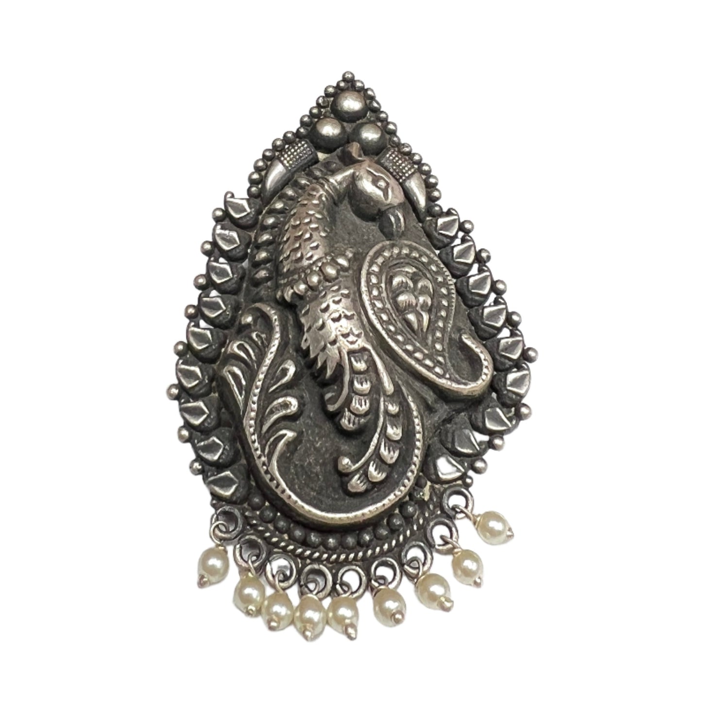 Tribal Peacock Pendants