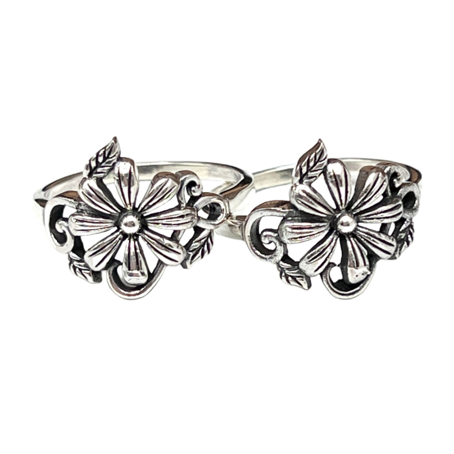Sterling Flower Ring