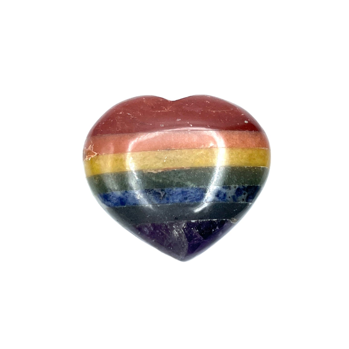 7 Gemstone Chakra Large Hearts