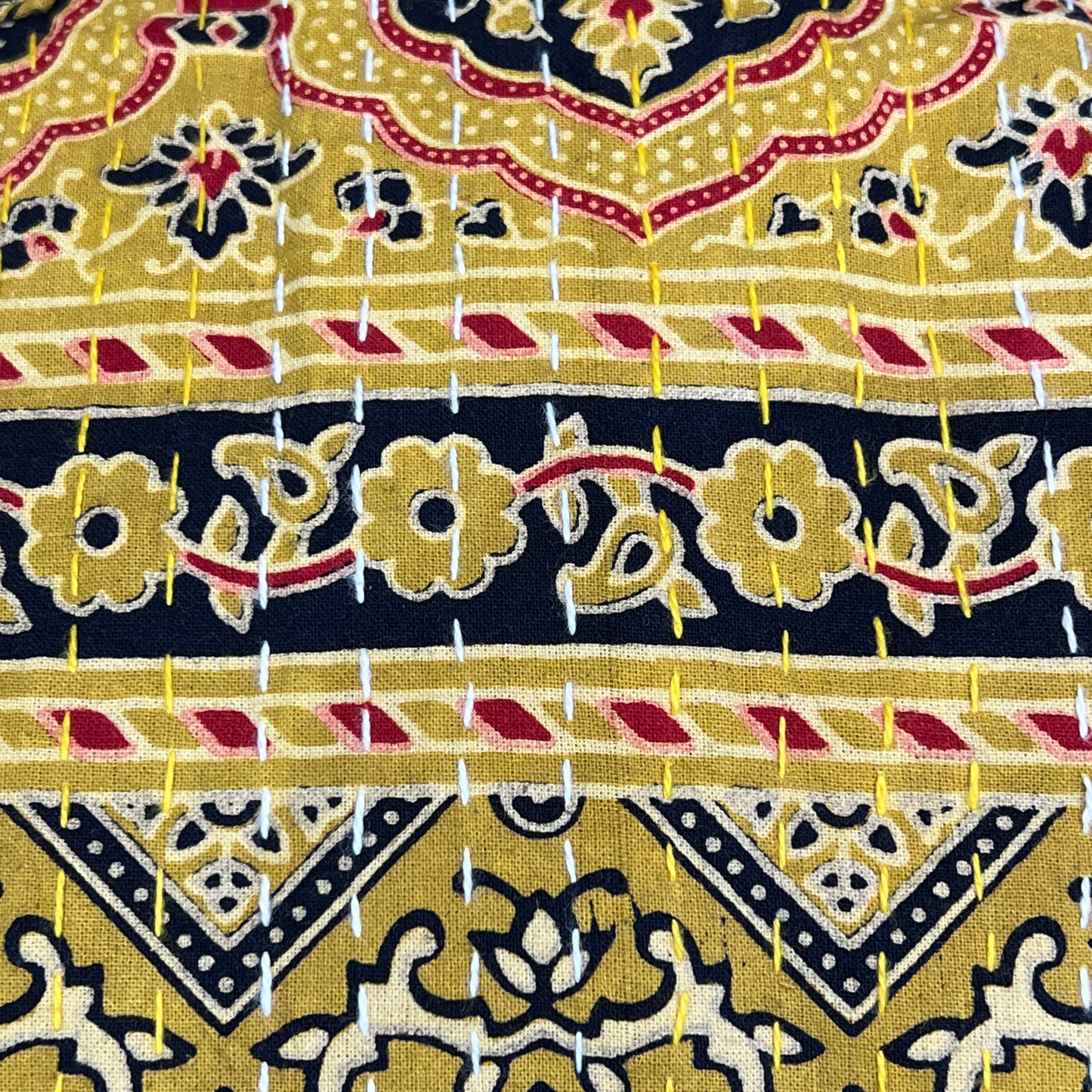 Rajasthani Print Kantha Duffle Bag