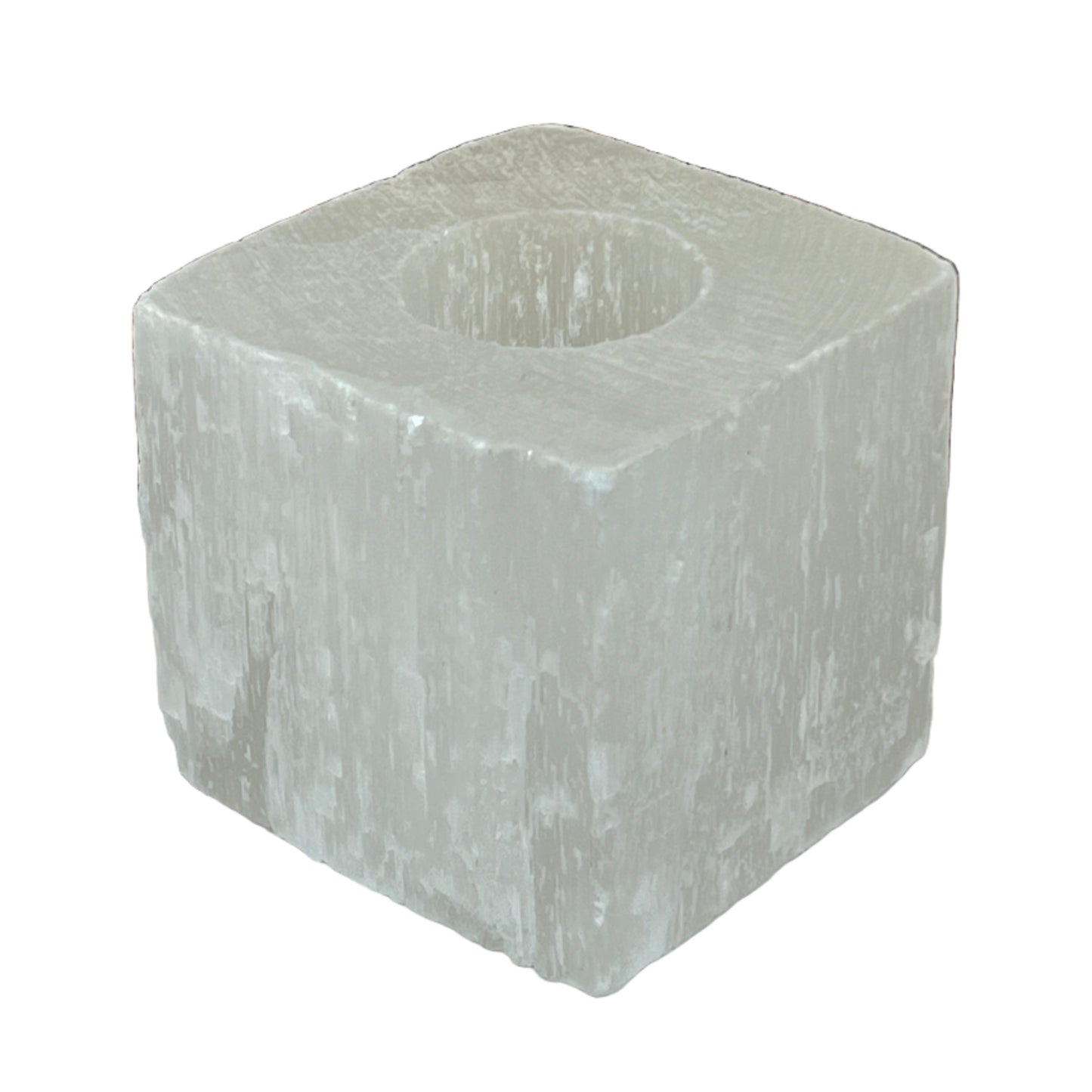 Selenite Candle Holders