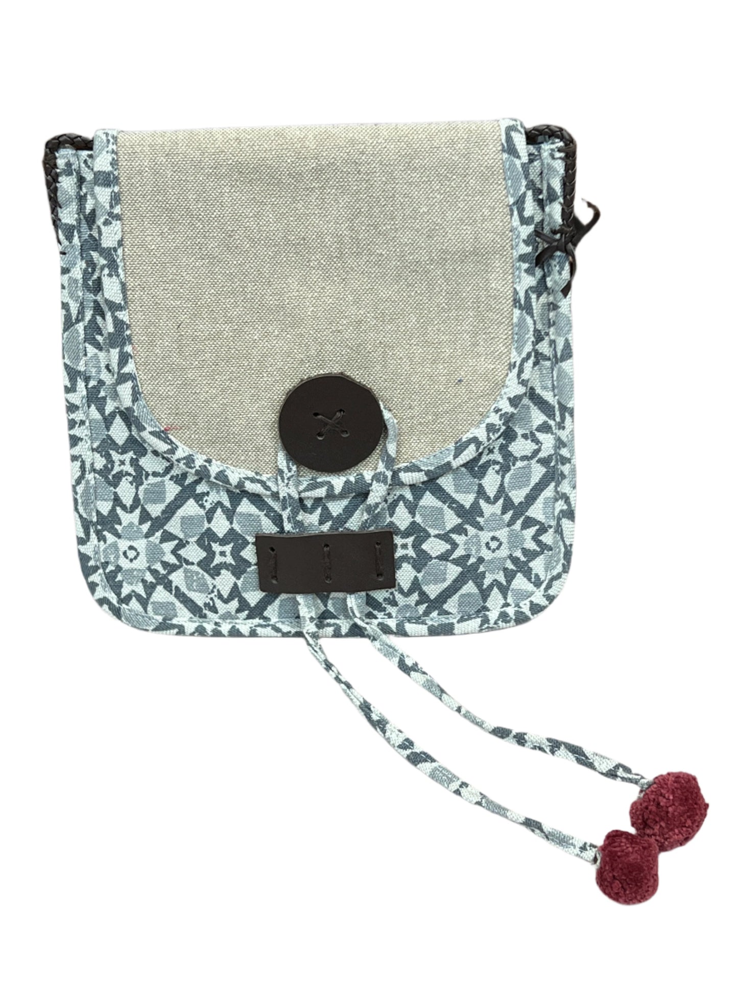 Laso Button Crossbody Bag