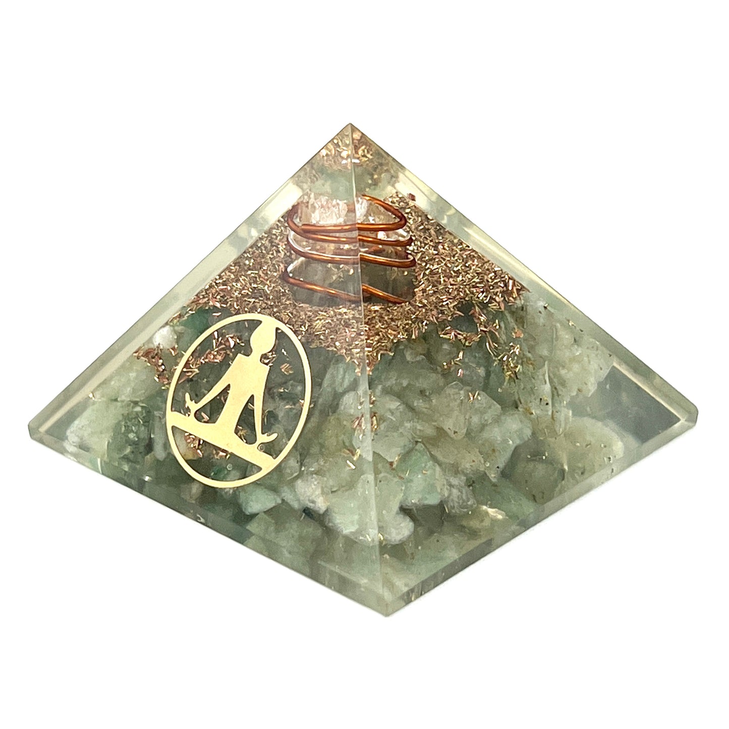 Green Aventurine Orgonite Pyramids