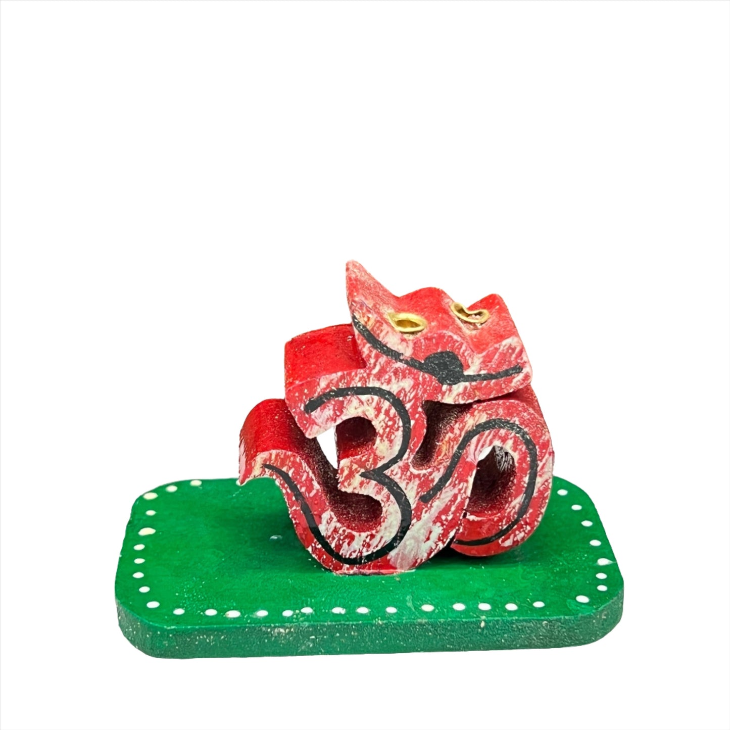 Om Painted Incense Burner