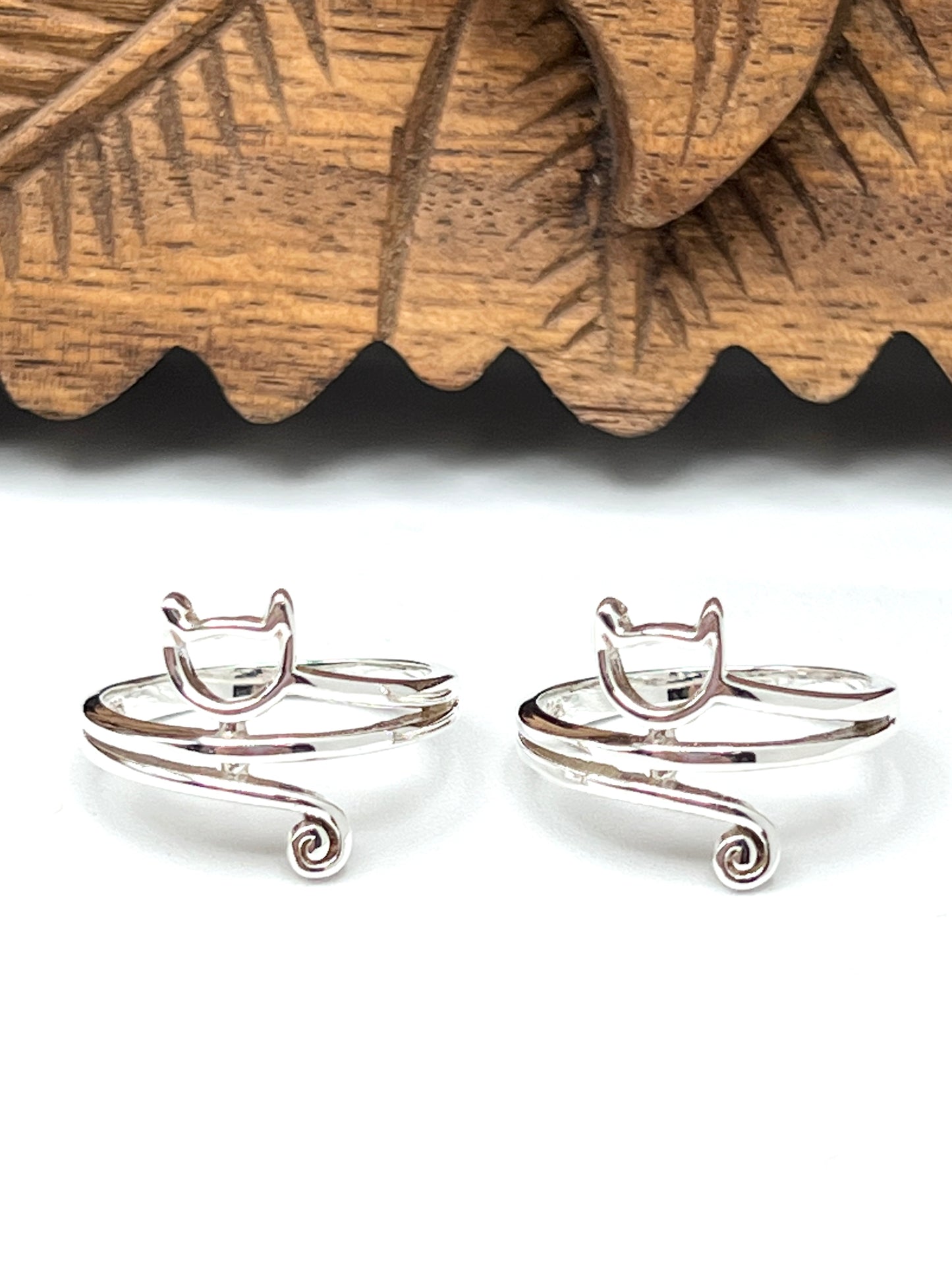 Sterling Silver Cat Ring