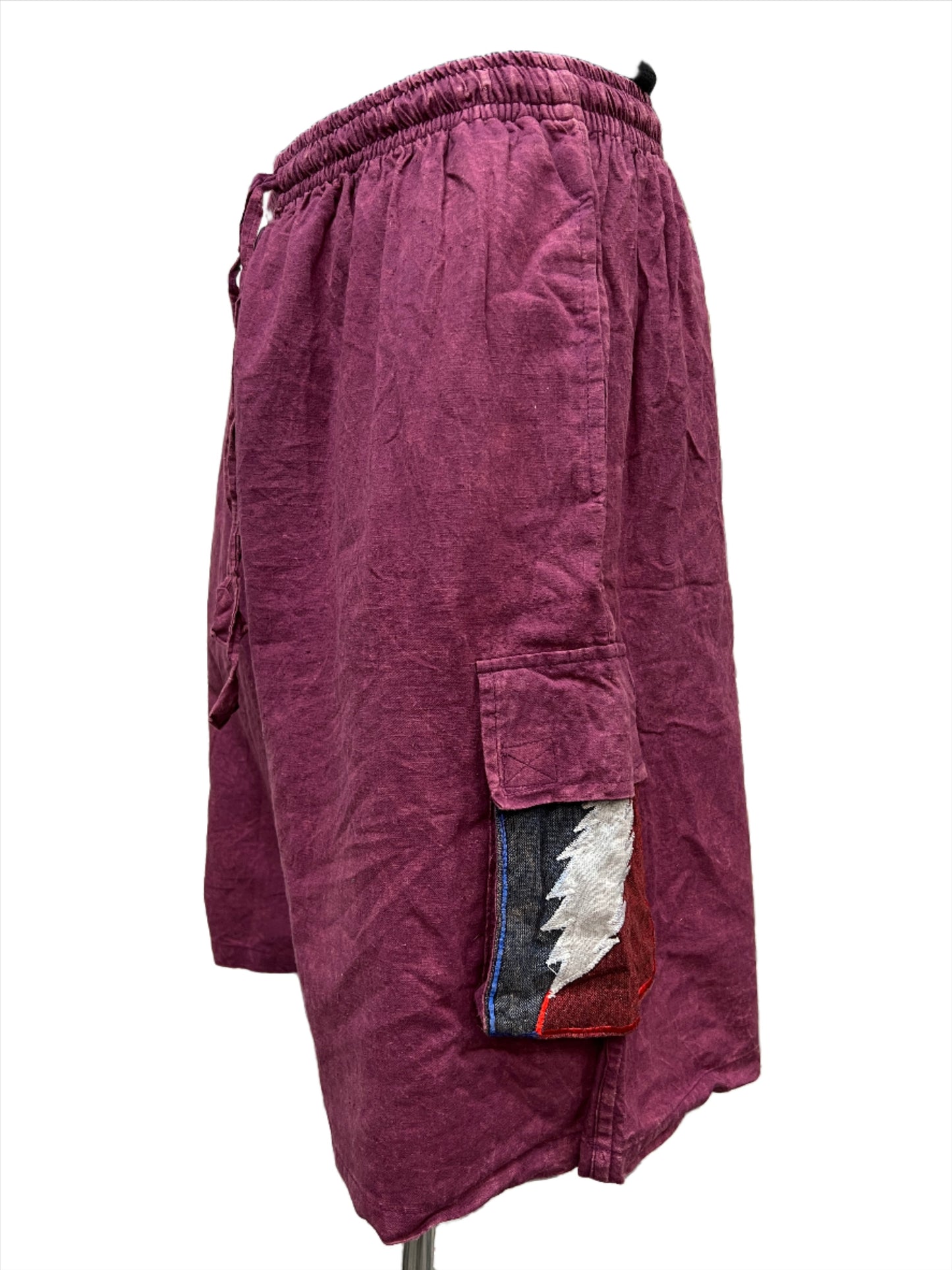 Cotton Lightning Bolt Shorts