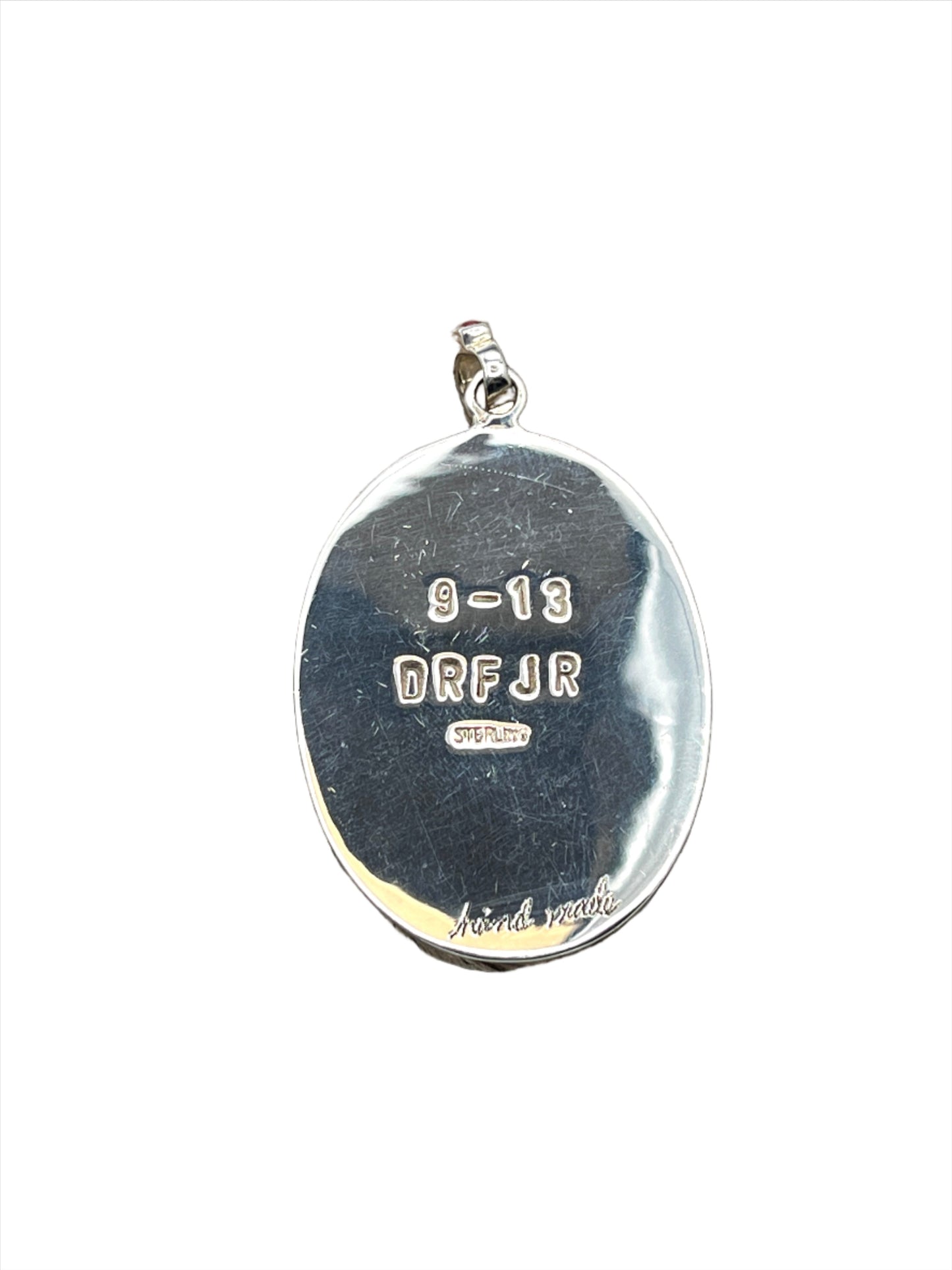 Rare Inlaid Gemstone Surfing Sam Pendant by David Freeland