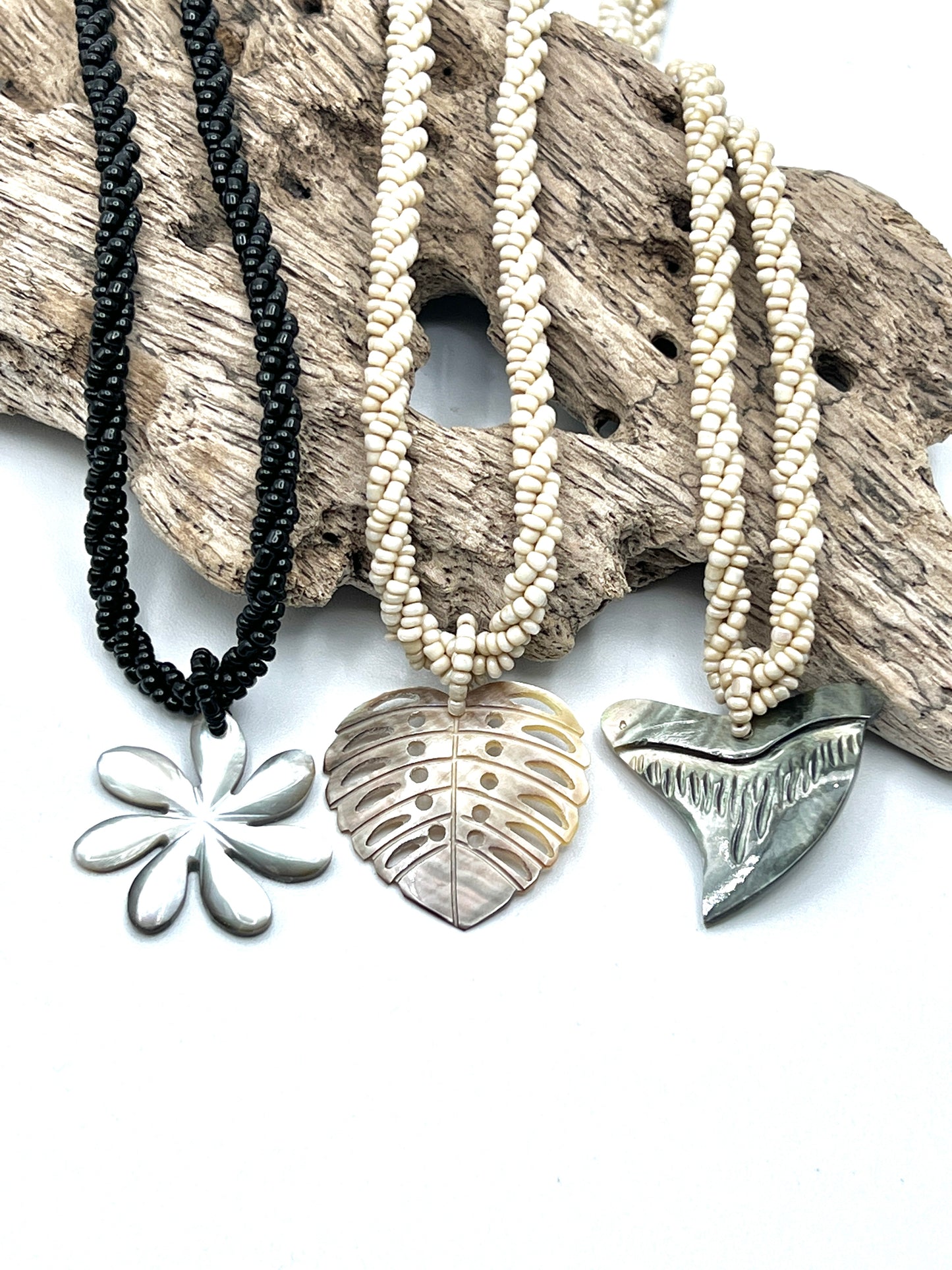 Beaded Shell Necklaces