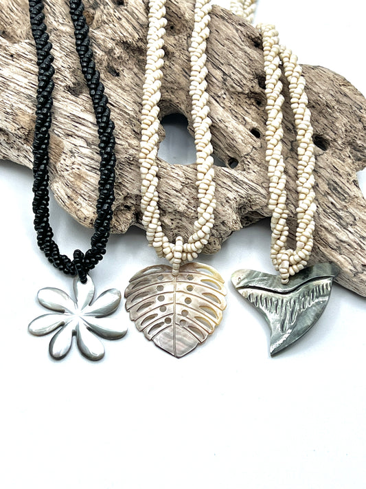 Beaded Shell Necklaces