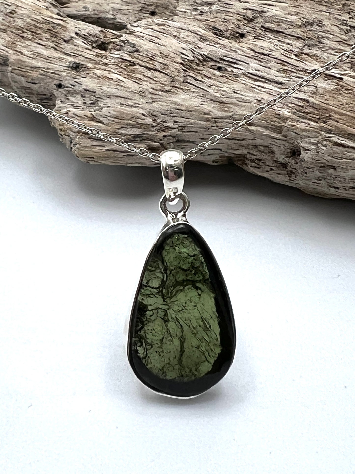 Rare Vitavin Polished Moldavite Pendants- Transformation Stone