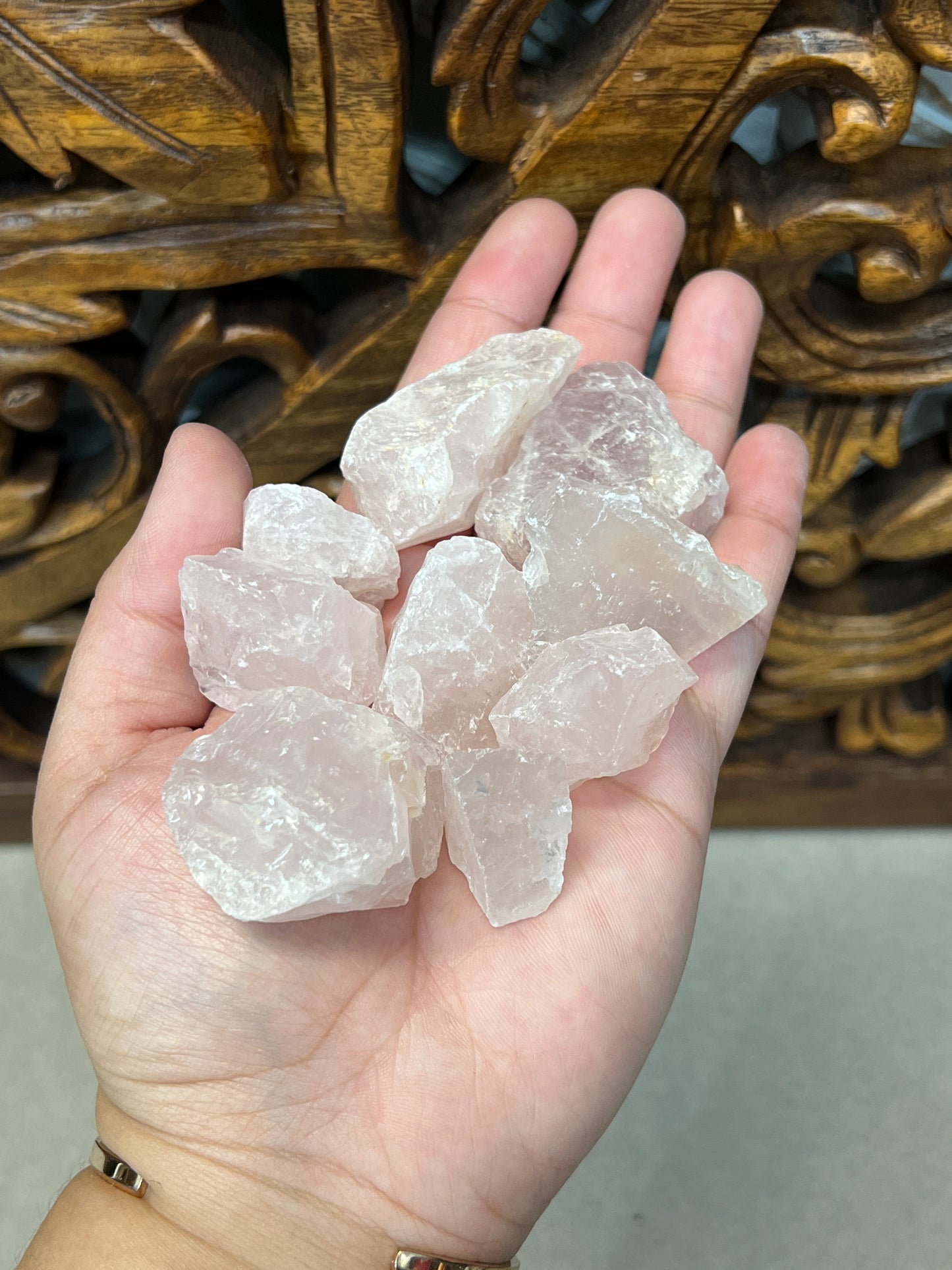 Small Raw Rose Quartz Chunks