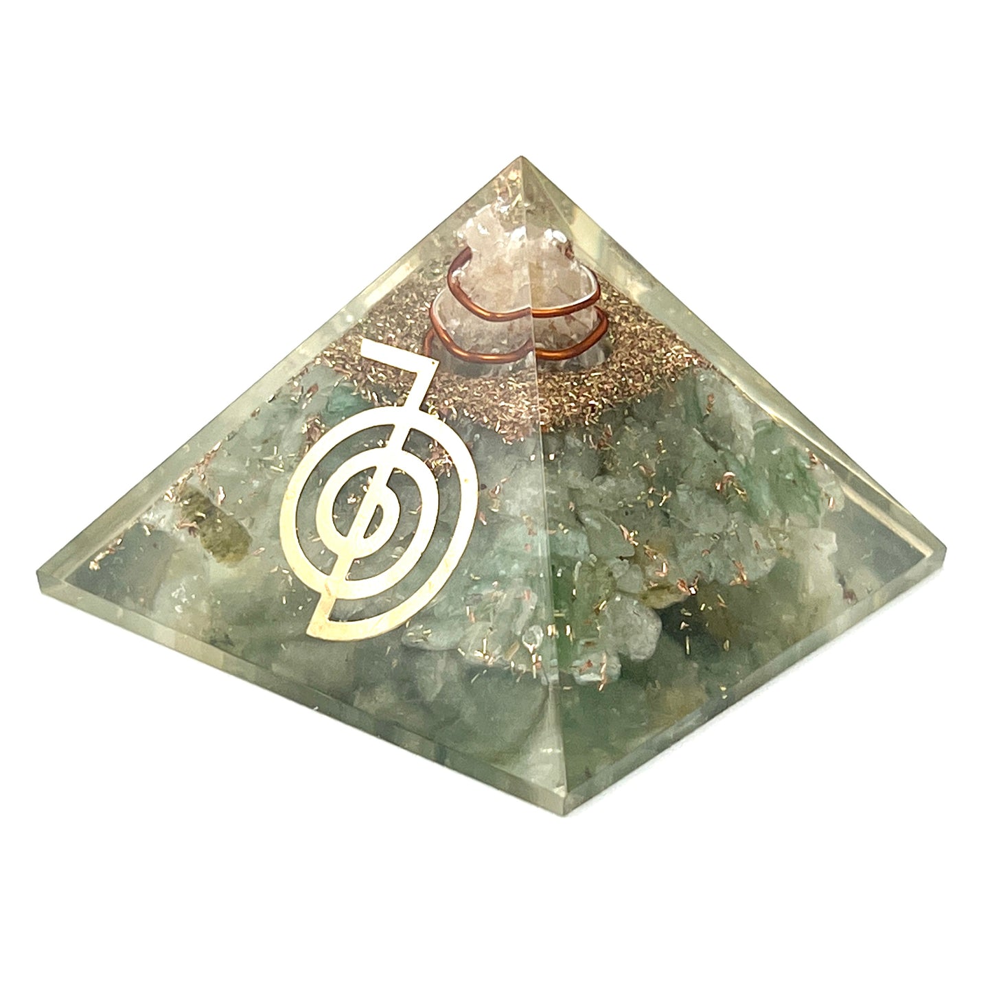 Green Aventurine Orgonite Pyramids