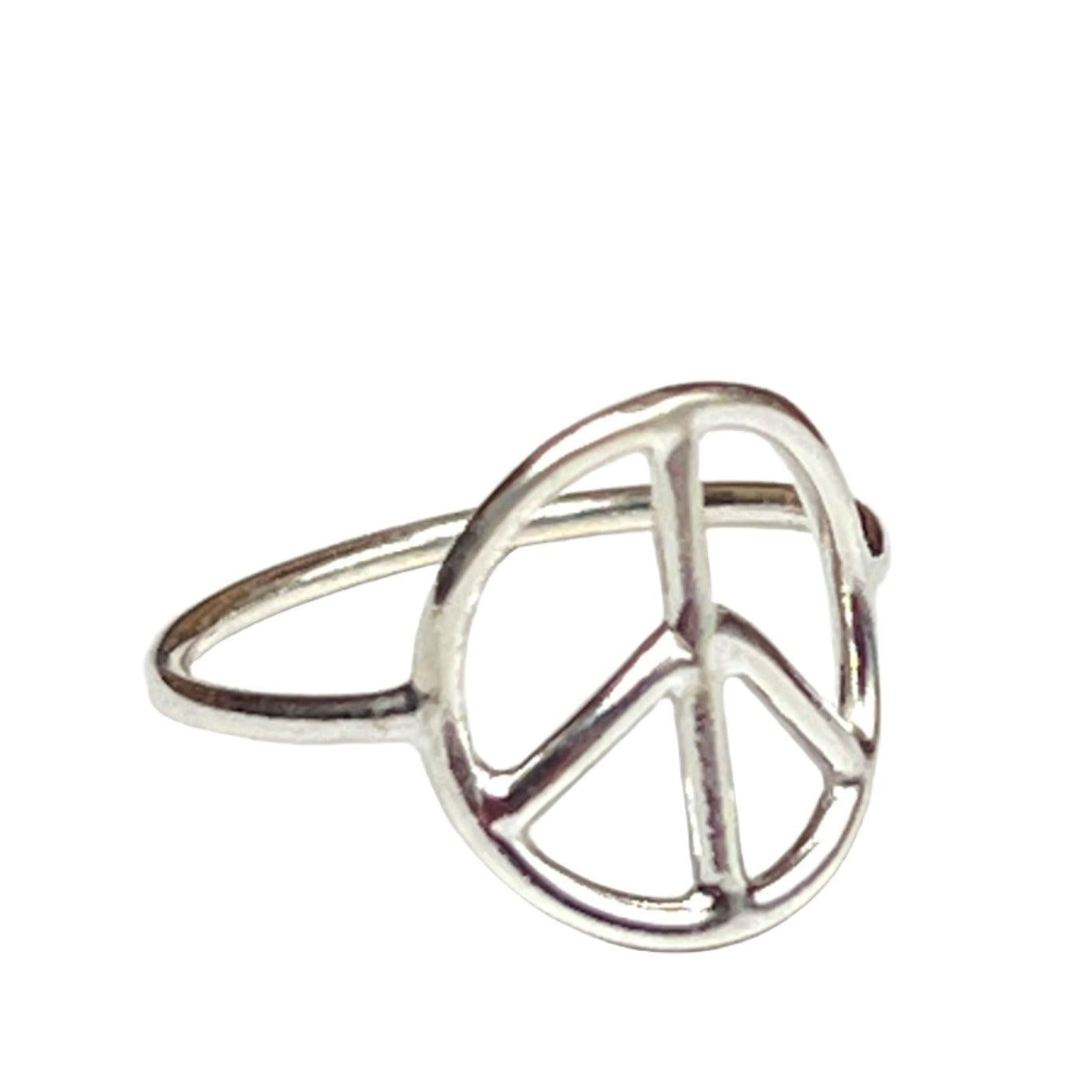 Round Peace Rings