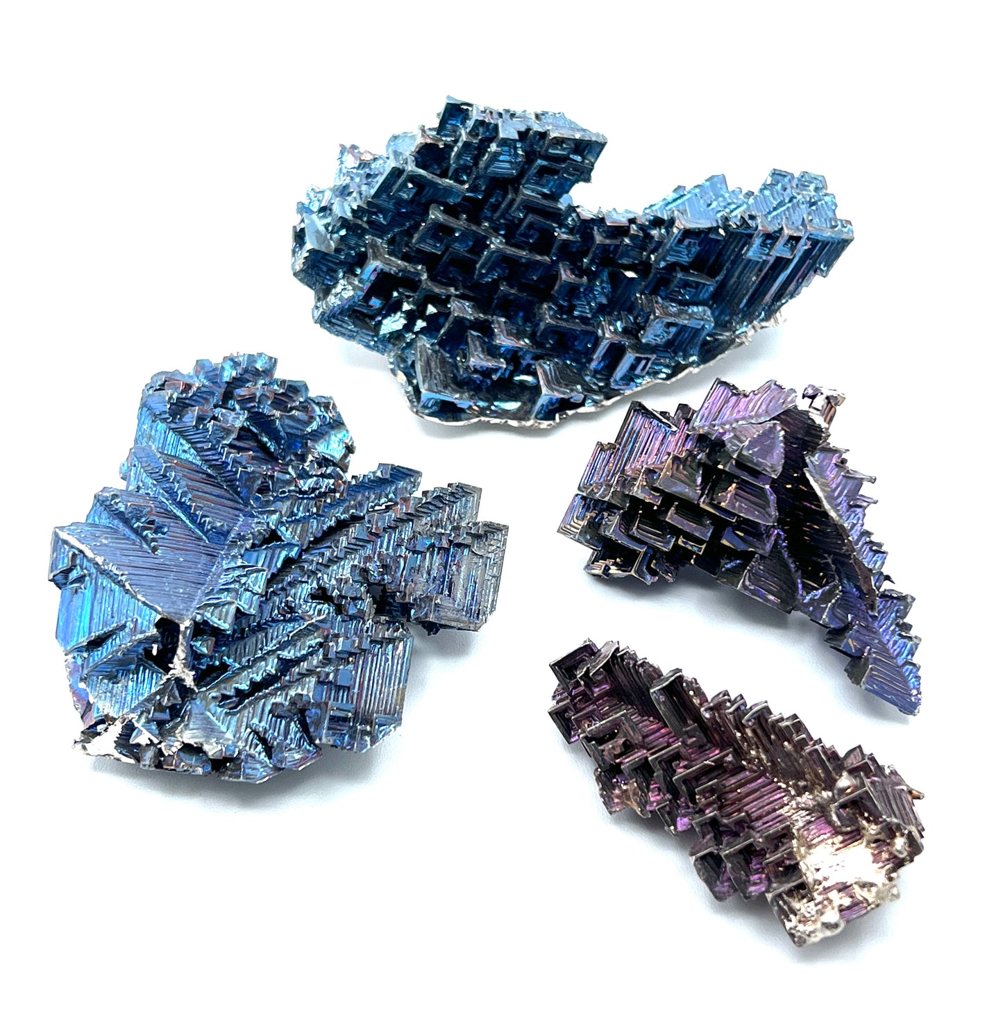 Blue/ Purple Bismuth Specimens