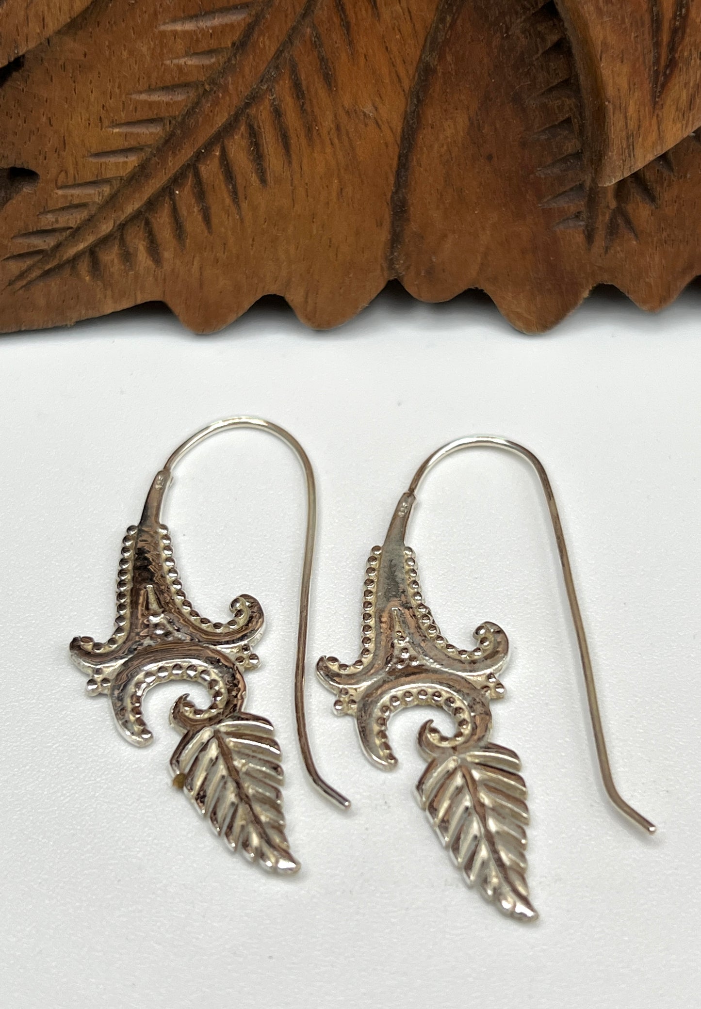 Sterling Silver Drop Slide Earrings