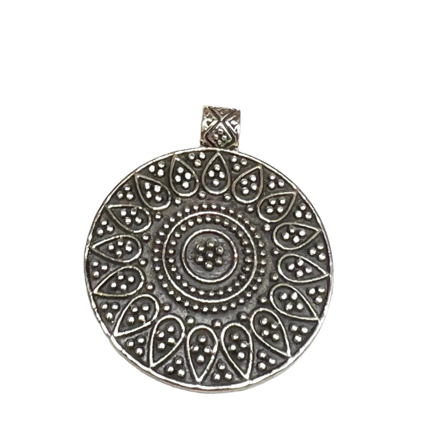 Oxidized Silver Tribal Pedants