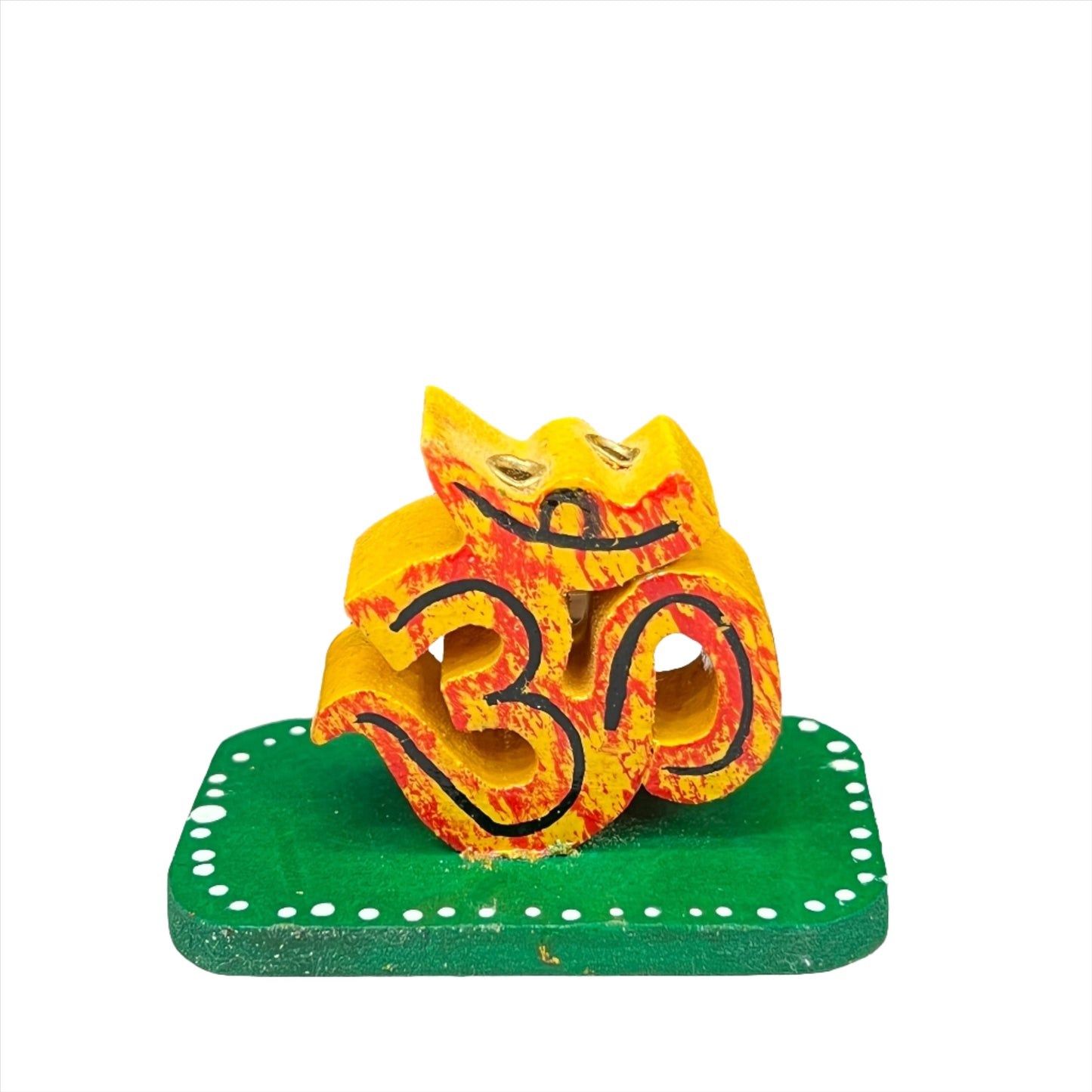 Om Painted Incense Burner