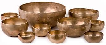 Seven Metal Singing Bowls