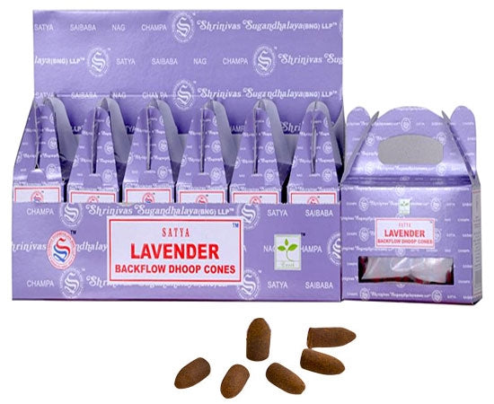 Satya Lavender Backflow Cones