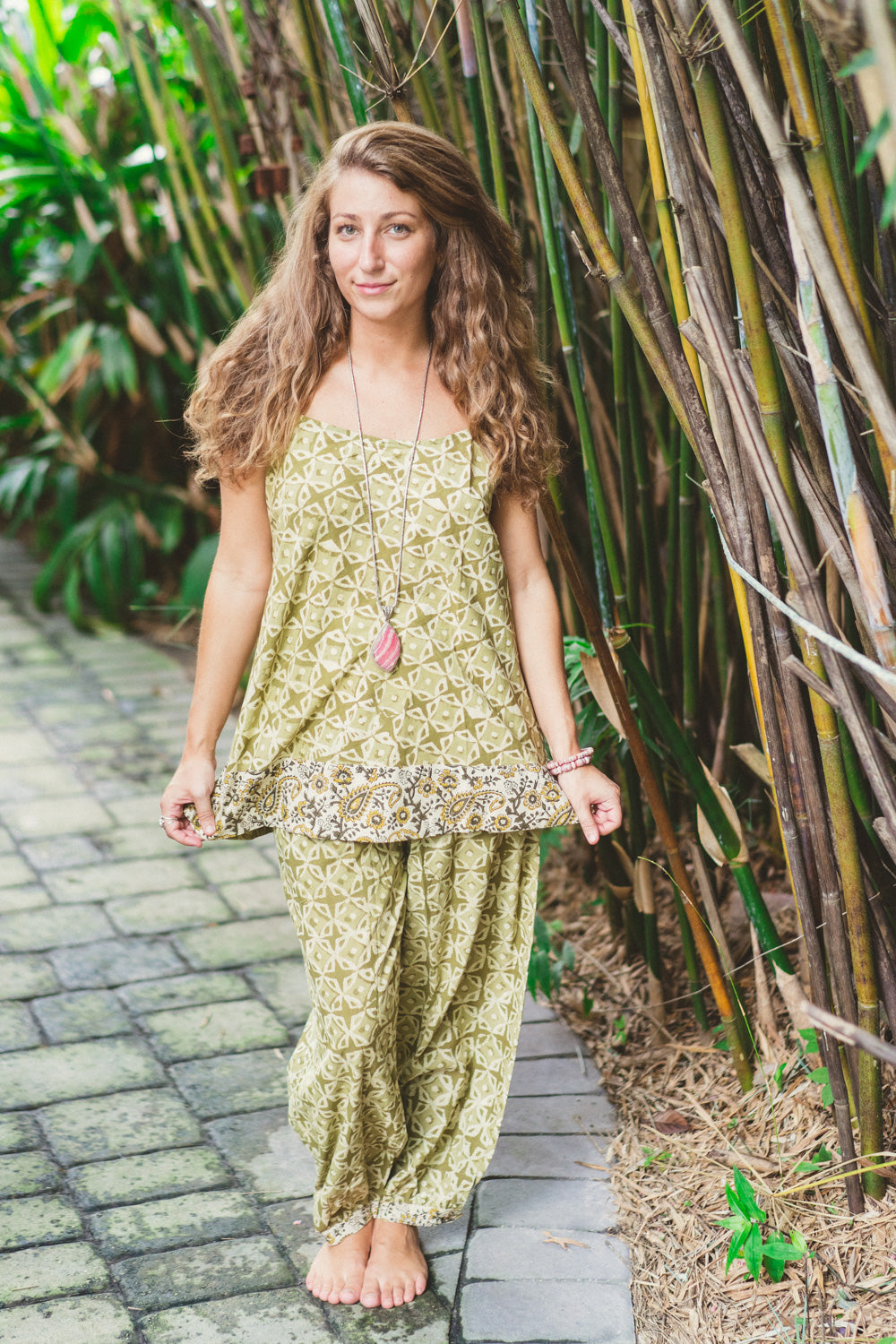 Block print Harem Pants