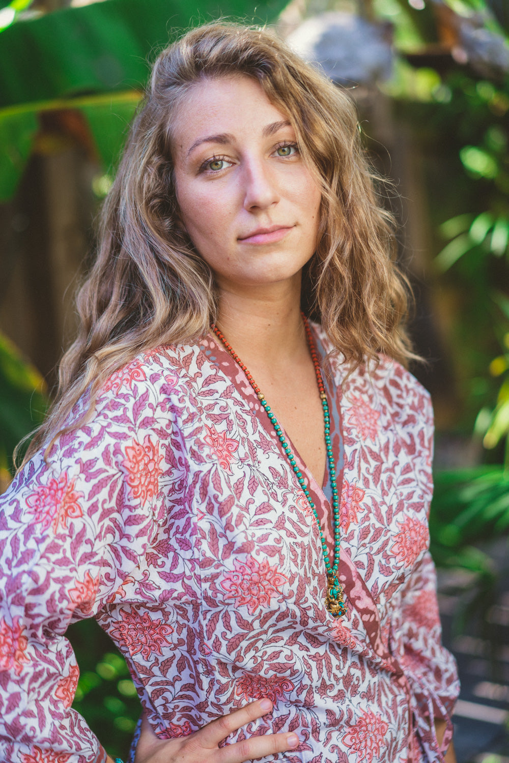 Block print Wrap Tunic