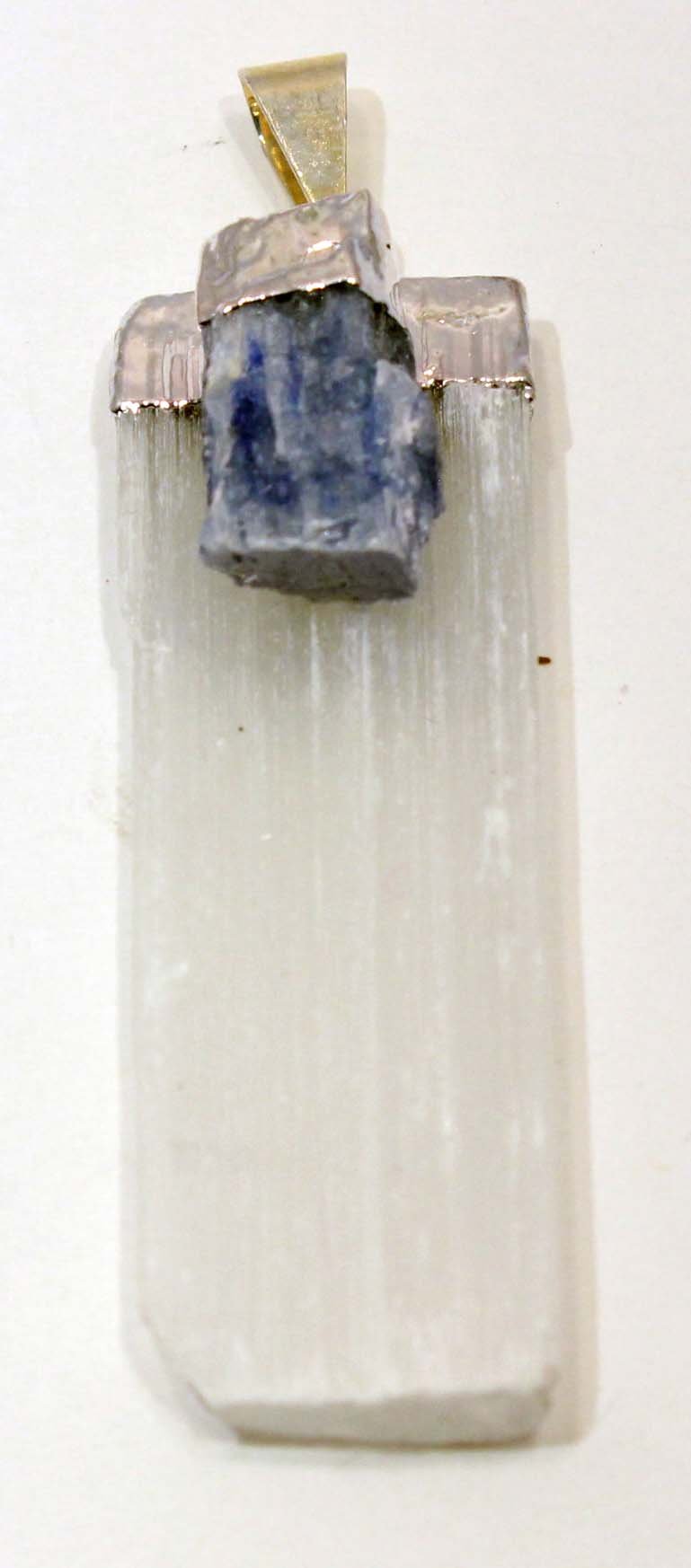 Kyanite & Selenite Pendant