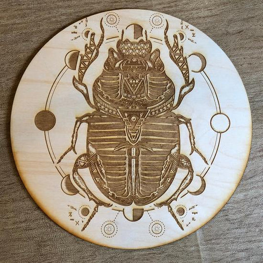 Pendulum Divination Board Scarab