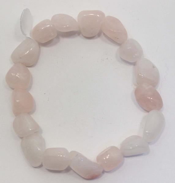 Stretchy Tumbled Chunk Stone Bracelet