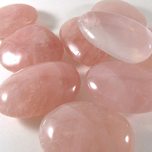 Rose Quartz Palm Stones