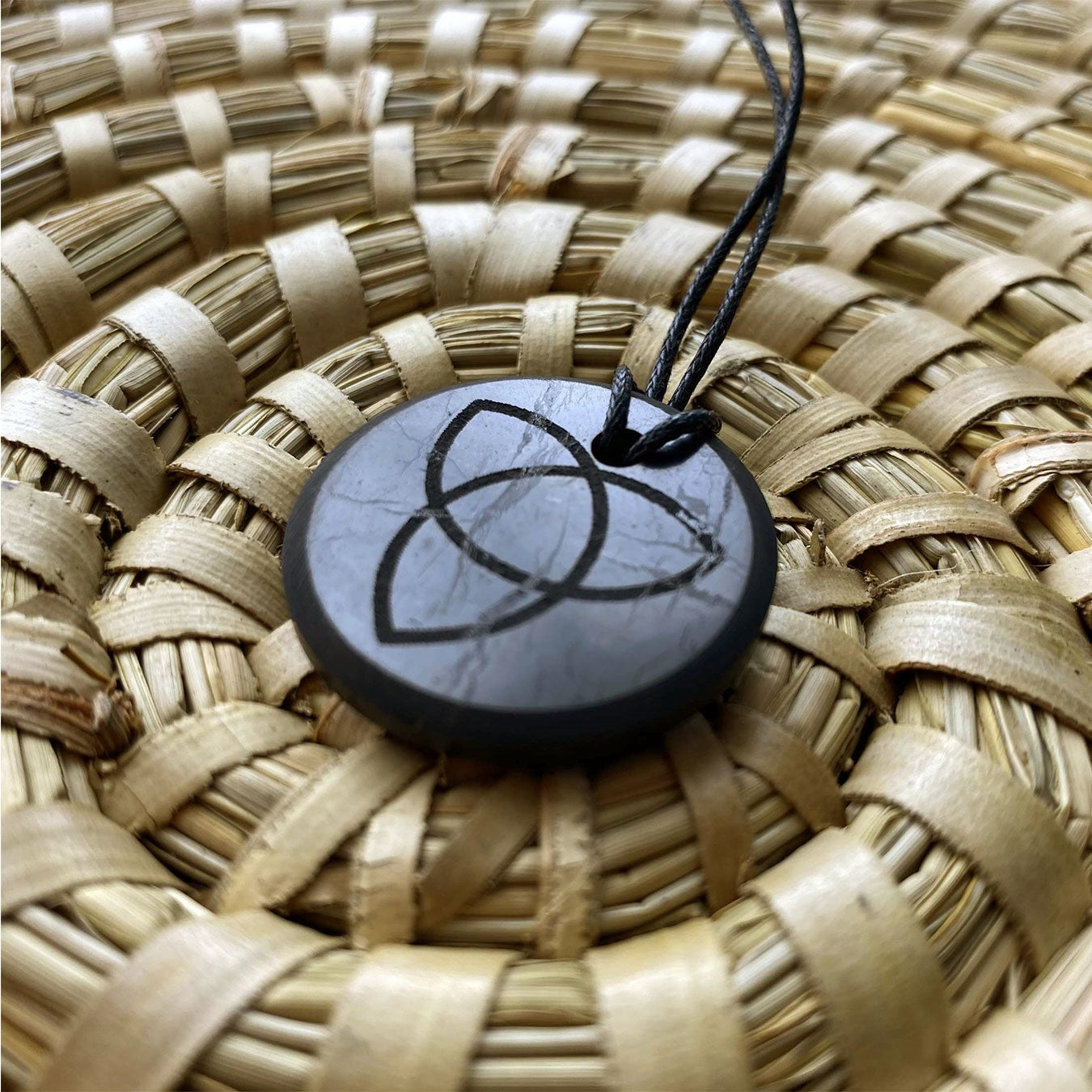 Shungite Engraved Pendants