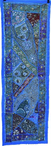 Rajasthani Patchwork Wall Hangings Heavy Embroidery 20"x58"