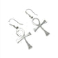 Sterling Silver Ankh Earrings