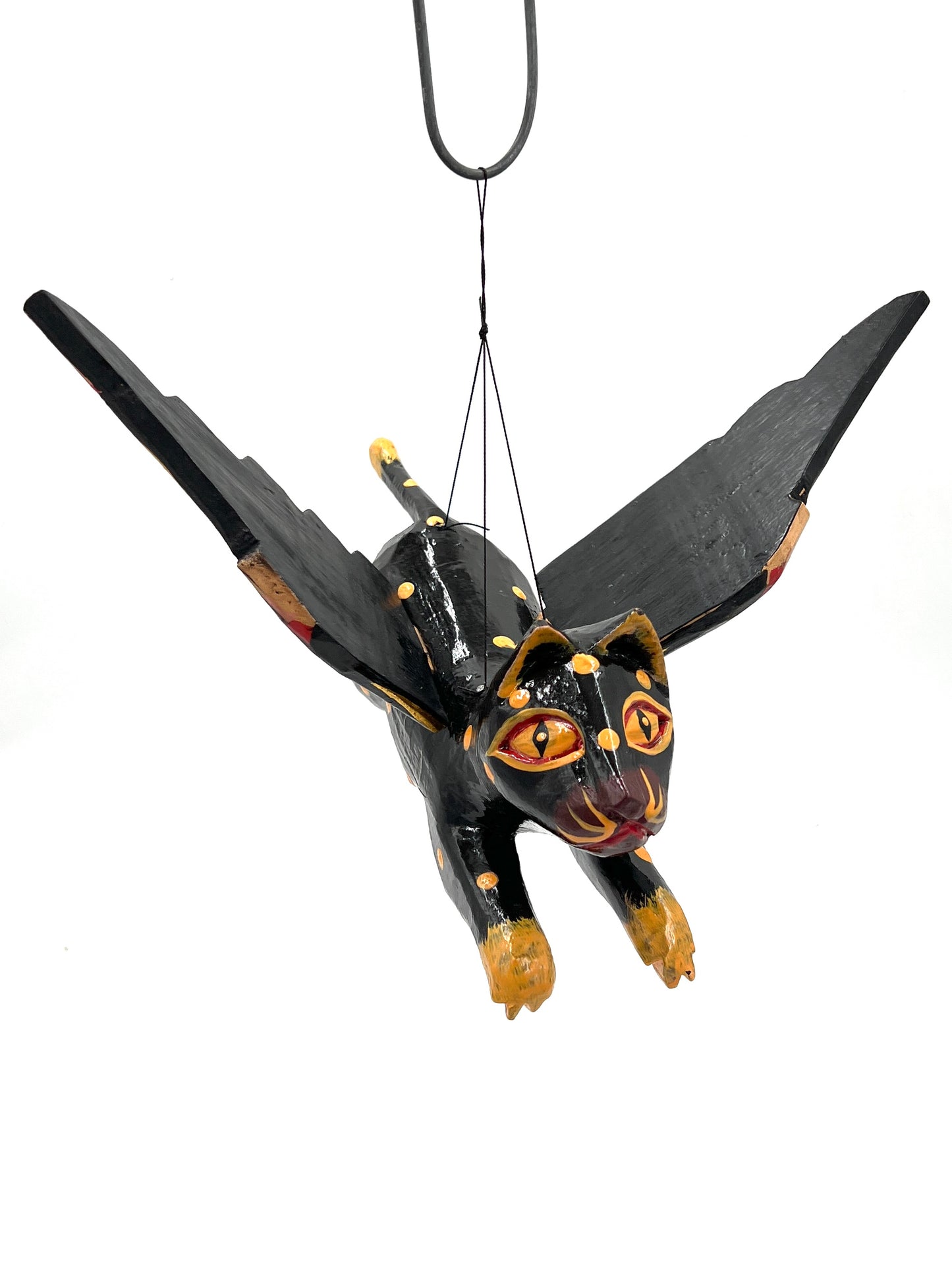 Flying Kitty Spirit Chaser Black & Tan Polka Dot