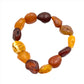Large Unpolished Multi Amber Bracelets